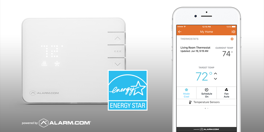 Alarm.com ENERGY STAR Certified Smart Thermostat Saves You More